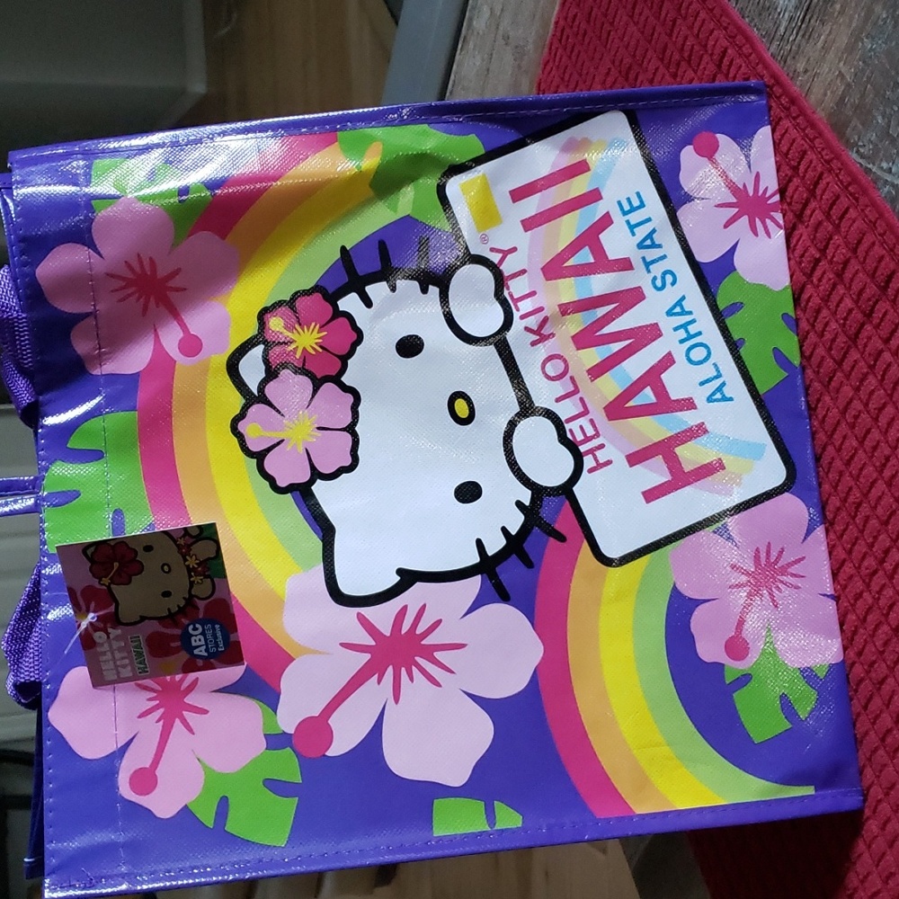 HELLO KITTY HAWAII by Sanrio Maxi Tote Bag NWT exclusive (BIN 002)